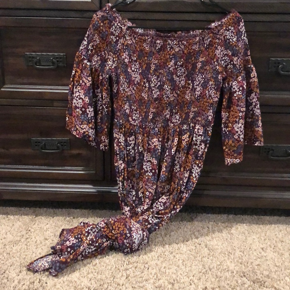 Maxi dress off shoulder